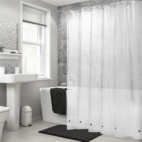 Amazon N Y Home Shower Curtain Liner With Magnets Suction