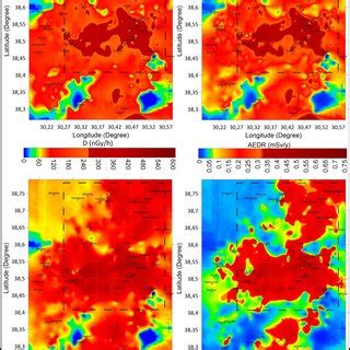 Maps Showing The Distribution Of The Radiological Risk Of Geological