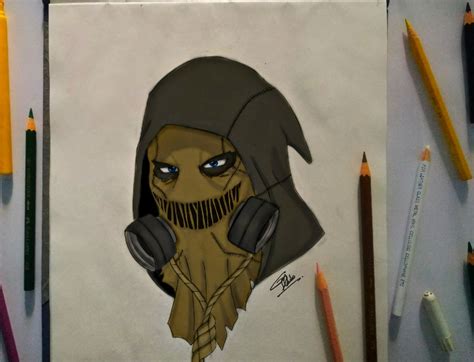 How To Draw Scarecrow Batman Arkham Knight