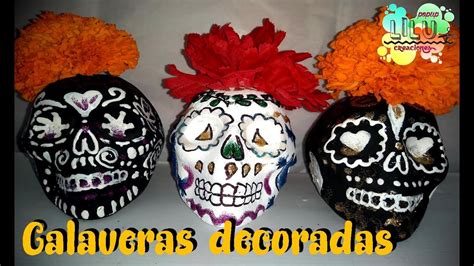 Calavera Decorada Cr Neo De Unicel Decorado Youtube