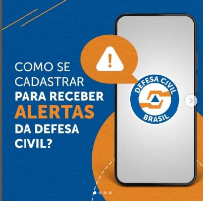 Como se cadastrar para receber alertas da Defesa Civíl Prefeitura