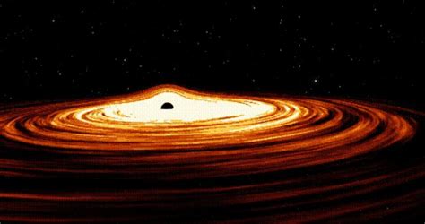 Accretion Disk around a Black Hole - GIF on Imgur