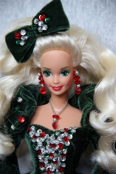 Barbie Happy Holiday Christmas Barbie 1990s Barbie Dolls Holiday