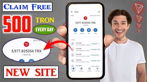 Claim Free Daily Trx Tron On Trust Wallet New Trx Mining Site