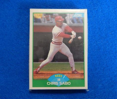 Complete 1989 Score Cincinnati Reds Baseball Cards Set 27 Cards Near