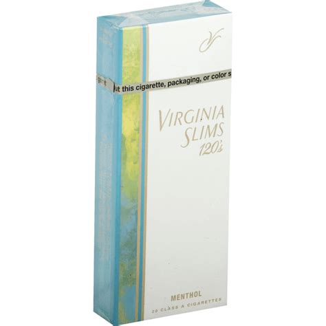 Virginia Slims Cigarettes, Class A, Menthol, 120's | Cigarettes | Foodtown