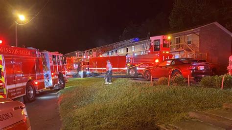 27 People Displaced After Overnight Apartment Fire In Winston Salem