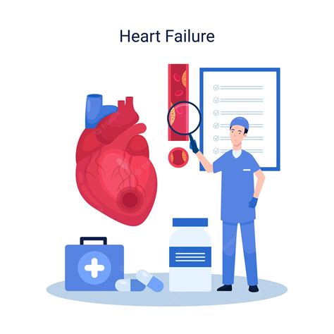 Premium Vector | Heart disease concept illustration vector, heart failure