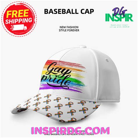 LGBT Gay Pride Baseball Cap InspirDG