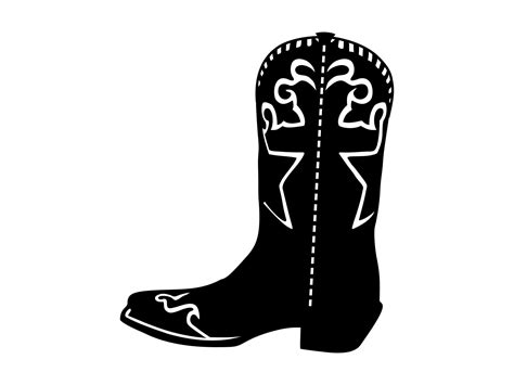 Silhouette Cowboy Boots Clipart Ubicaciondepersonas Cdmx Gob Mx