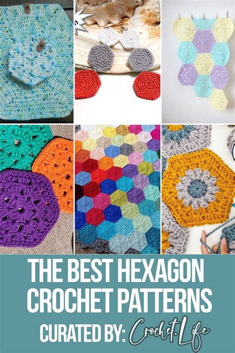 13 Amazing Solid Hexagon Crochet Patterns - Crochet Life