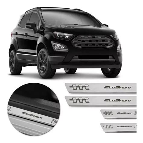 Soleira Ecosport 2019 2020 Aço Inox Escovado Grafia Marrom MercadoLivre