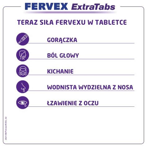 Fervex Extra Tabs 05g4mg 16 Tabletek