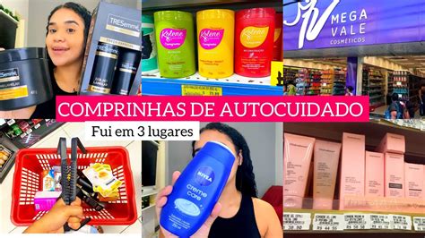 COMPRINHAS DE AUTOCUIDADO FUI EM TRÊS LUGARES YouTube