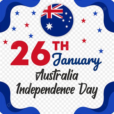 26 De Enero Diseño Del Día De La Independencia De Australia PNG