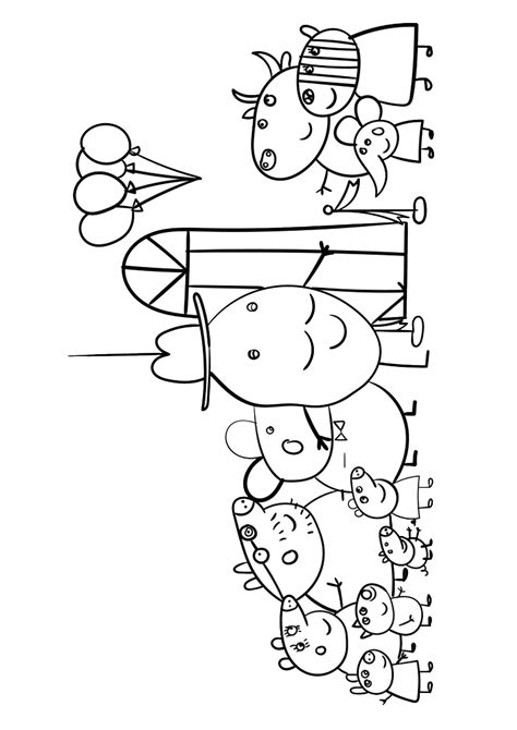 Disegni Di Peppa Pig Da Colorare Pianetabambini It