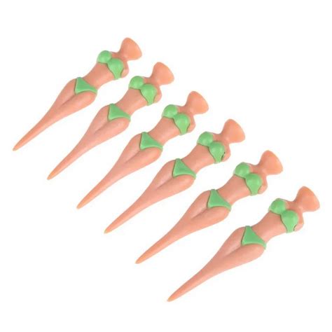 6pcspack Novelty Bikini Lady Golf Tees Divot Tools Joke Xmas T Stag