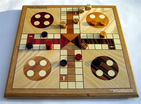 Wooden Ludo Uckers Game Handmade Games Wooden Board Games Board Games