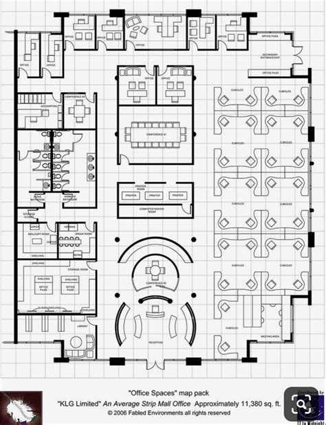 Big Office Space Plan In 2020 Office Space Planning Hotel Floor Plan