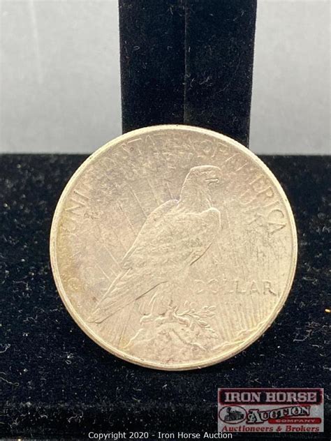 Iron Horse Auction - Auction: October Coin Auction ITEM: 1926 Peace Silver Dollar Mint Mark S