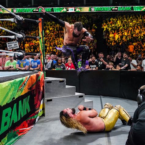 Seth Freakin Rollins Vs Finn Bálor World Heavyweight Title Match Money In The Bank 2023