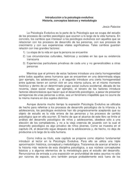 PDF Introduccion A La Psic Evolutiva DOKUMEN TIPS