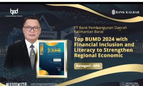 Bank Kalbar Raih Penghargaan Prestisius Di Indonesia Best BUMD Awards