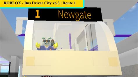 ROBLOX - Bus Driver City v6.3 | Route 1 - YouTube