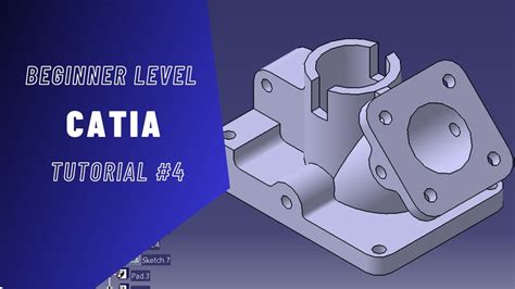 Catia Beginner Level Tutorial 4 Youtube