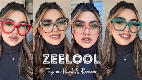 Ultimate Eyewear Try On Haul And Review 8 Trendy Glasses From Zeelool Youtube