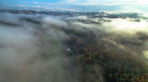 Madison County NC Fog Fall 3 Photograph by Ryan Phillips - Fine Art America