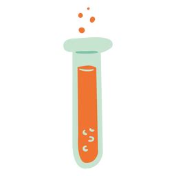 Test Tube Semi Flat Png Svg Design For T Shirts