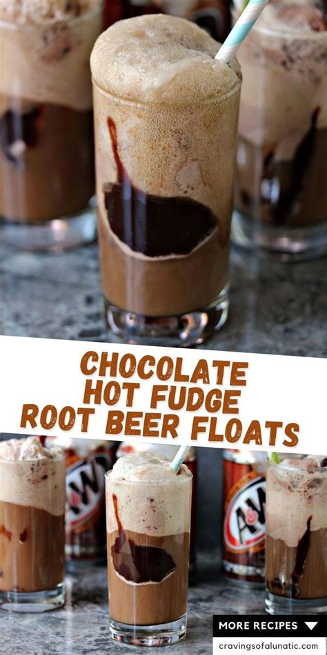 Chocolate Hot Fudge Root Beer Floats In 2024 Beer Dessert Oreo