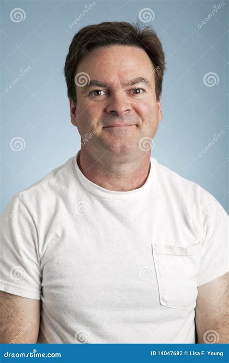 Average Man Portrait Stock Photo Image Of Handsome White 14047682