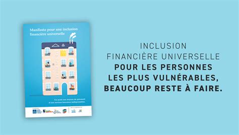 Publication Du Manifeste Pour Une Inclusion Financi Re Universelle