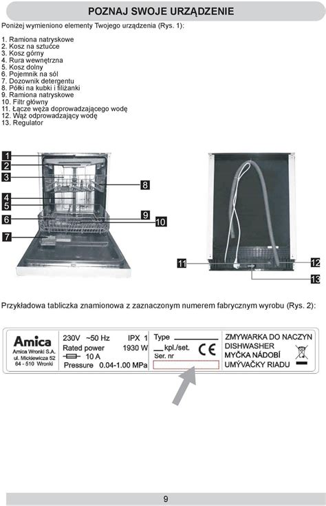 Zim E Instrukcja Obs Ugi Zmywarki Do Naczy Zmywark Nale Y