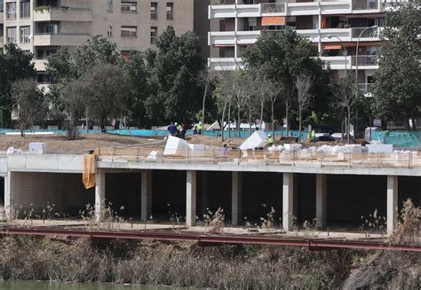 Obras en el Jardín de Las Cigarreras