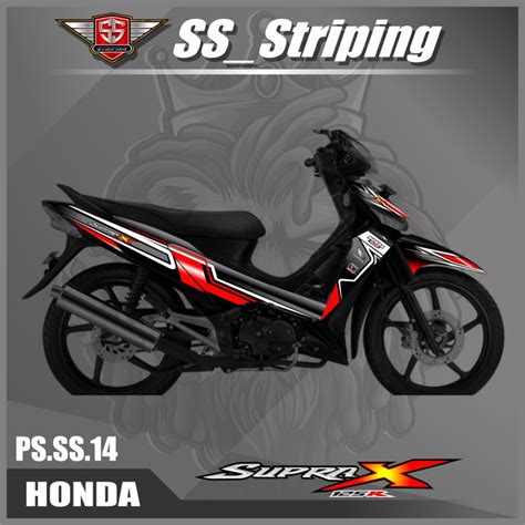 Sticker Striping List Variasi Supra X Striping Supra X Ps Ss