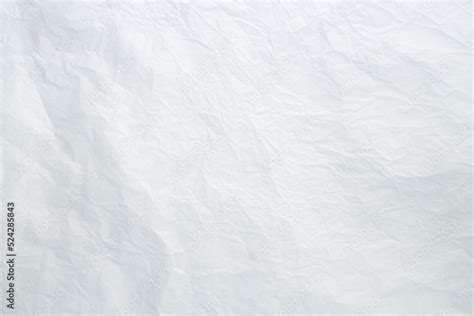 White Crumpled Paper Texture Background White Old Creased And Wrinkled