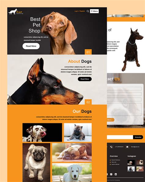 Dpot Pet Shop Html Template