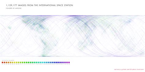 Location of Every Photo From the ISS