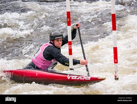 Premier Canoe Slalom Kate Kent Of Proteus Canoe Club Competes In The