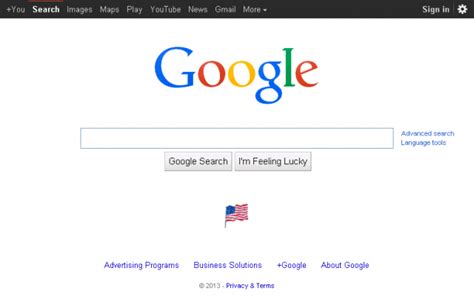 Original Google Homepage Logo - LogoDix