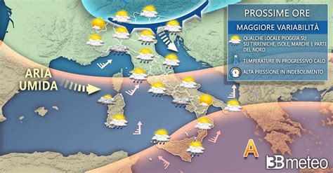 Meteo Venerd Improvvisi Rovesci In Arrivo In Giornata Ecco Le Zone