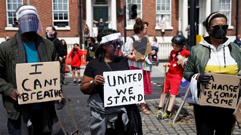 Black Lives Matter Protests March Held In Liverpool Bbc News