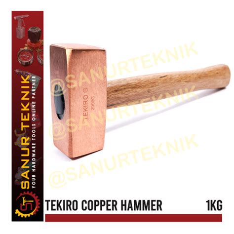 Jual TEKIRO COPPER HAMMER PALU TEMBAGA 1KG 1 KG 1 KILO GRAM 1