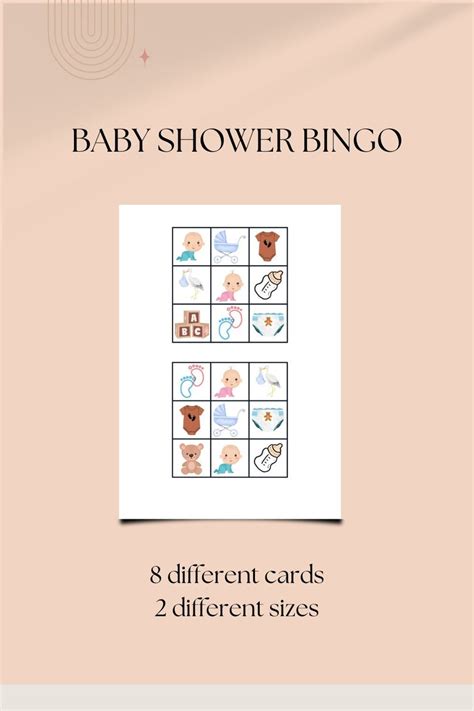 Baby Shower Bingo Printable Printable Baby Bingo Game Printable Baby