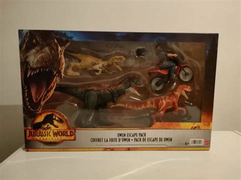 Jurassic World Dominion Owen Escape Pack Atrociraptor Carnotaurus Eur