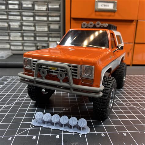 3D Printable FMS K5 Blazer Bumpers and Roofbasket Lamps by AMPro ...