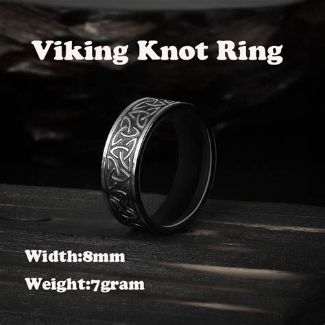 Ons Size Retro Punk Viking Roestvrij Stalen Ringen Grandado